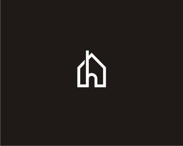 White H Logo - Logo: h Home logo | Logorium.com