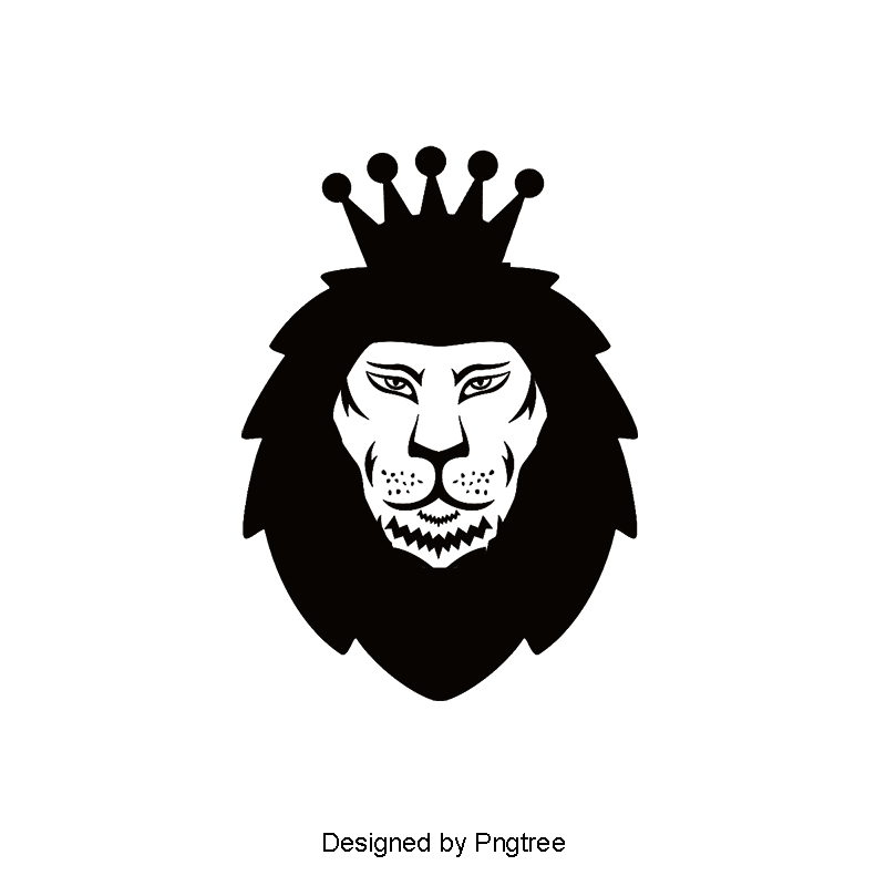 Black and White Lion Logo - Lion PNG Image, Download 790 PNG Resources with Transparent