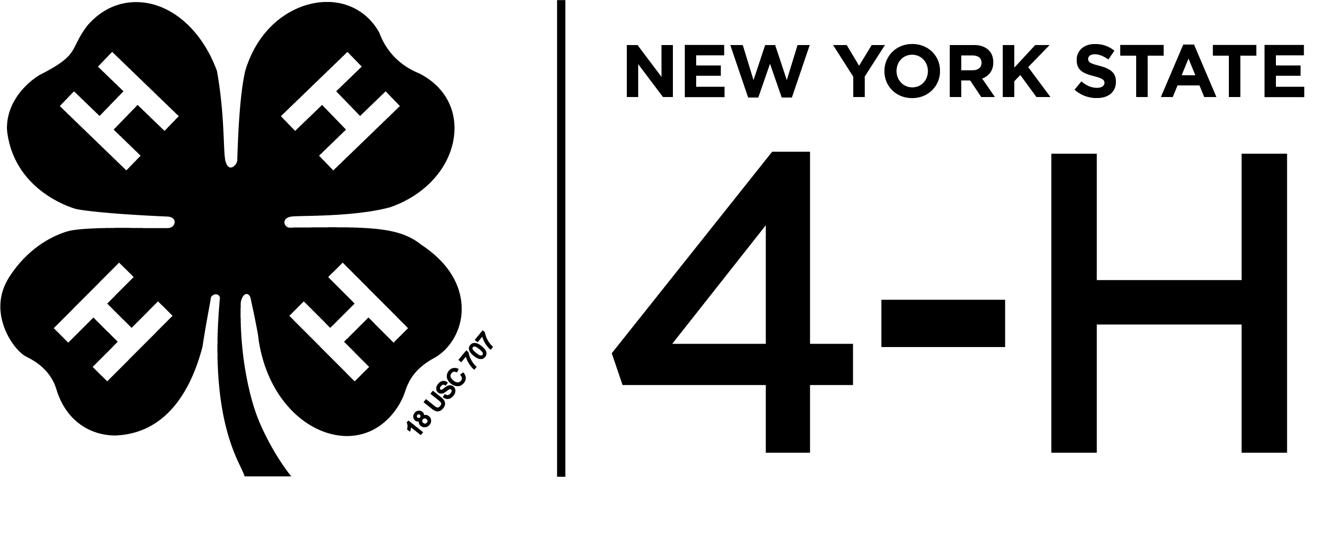 Black H Logo - Logos & Graphics — New York State 4-H Youth Development