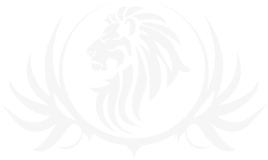 Black and White Lion Logo - Things to do. Lion's Rest