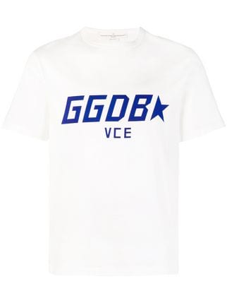 Goose Clothing Logo - Golden Goose Deluxe Brand logo T-shirt $103 - Buy Online AW18 ...