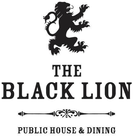 Black and White Lion Logo - Logo of The Black Lion, Dubai