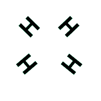White H Logo - Wisconsin 4 H Hall Of Fame