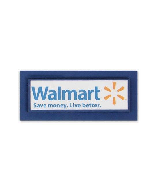 Site to Store Walmart Logo - Walmart Logo Wood Magnet | The Walmart Musem Store