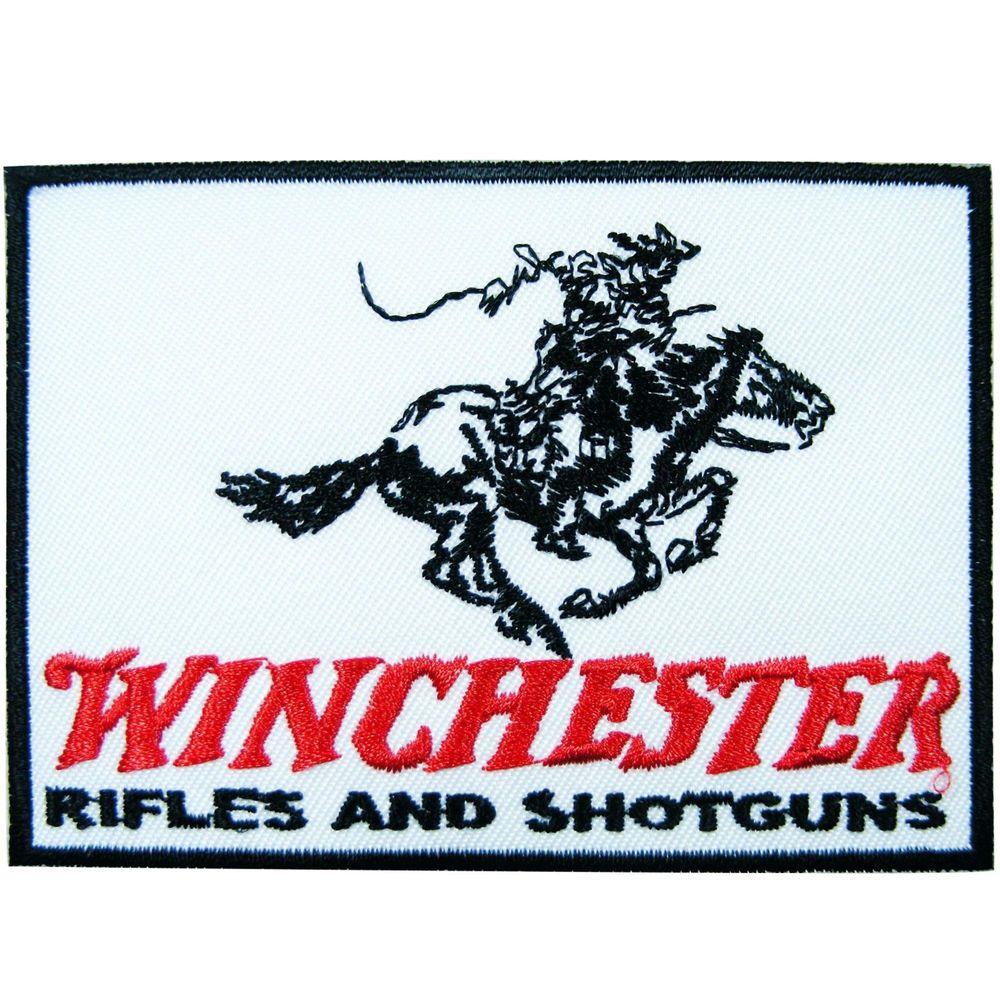 Winchester Gun Logo - Winchester Gun Rifles Pistol Hunting Police Military Security Iron ...