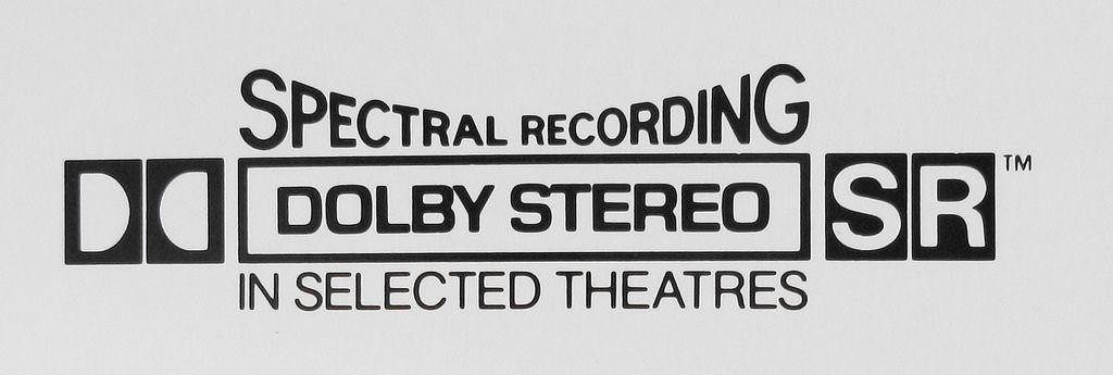 Dolby Stereo Logo - dolby stereo spectral recording logo
