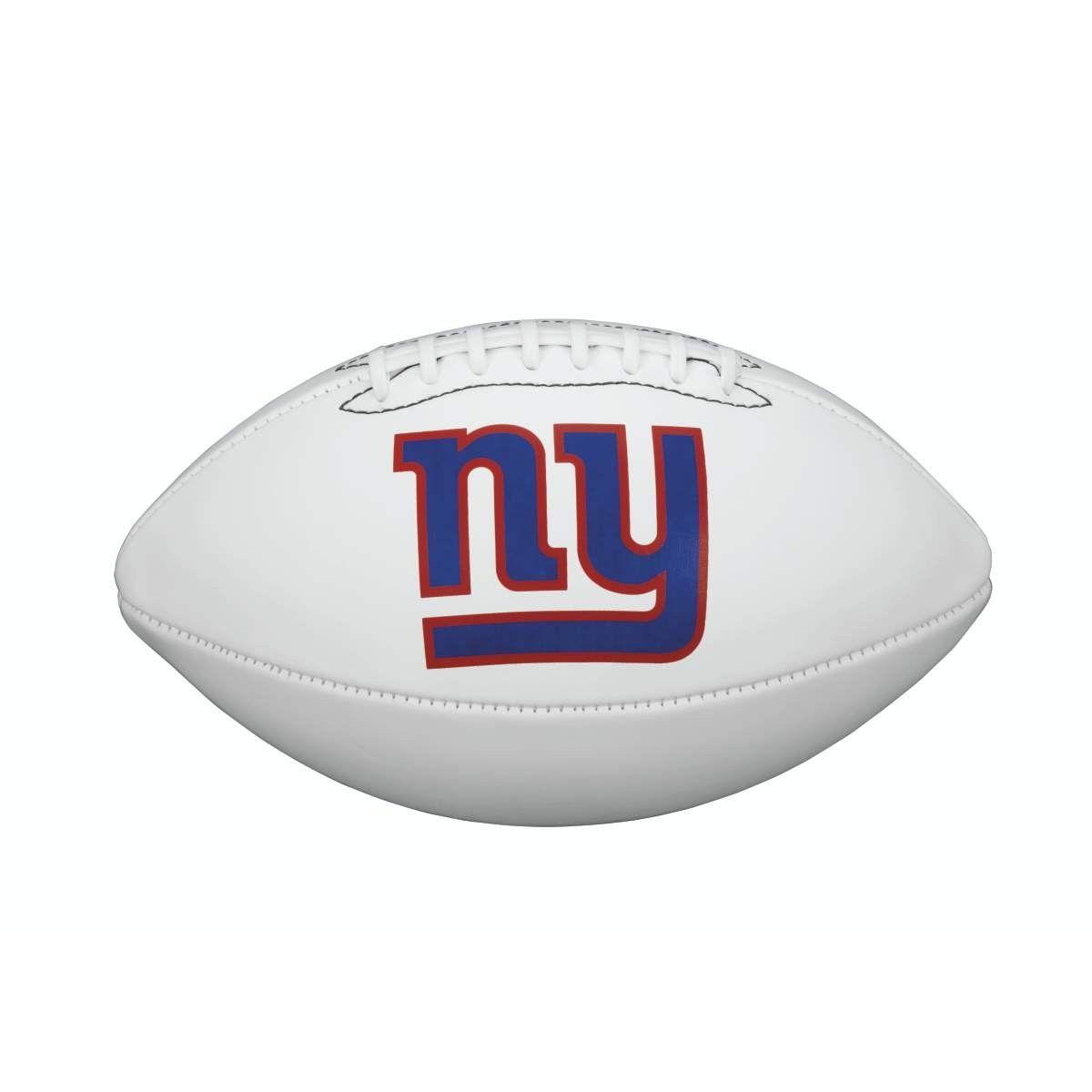 Giants Football Logo - NFL TEAM LOGO AUTOGRAPH FOOTBALL - OFFICIAL, NEW YORK GIANTS ...