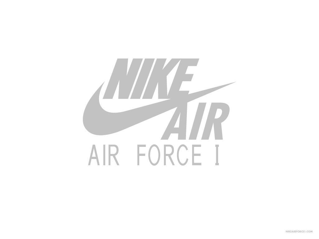 White Nike Air Logo - Nike air force 1 Logos