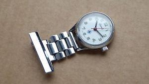 Watch with Blue Cross Logo - Nurse Ingersoll blue cross brooch fob watch, good condition, working ...