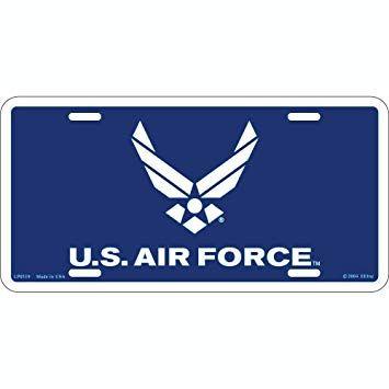 Com Force Logo - US Air Force Logo License Plate: Amazon.co.uk: Car & Motorbike