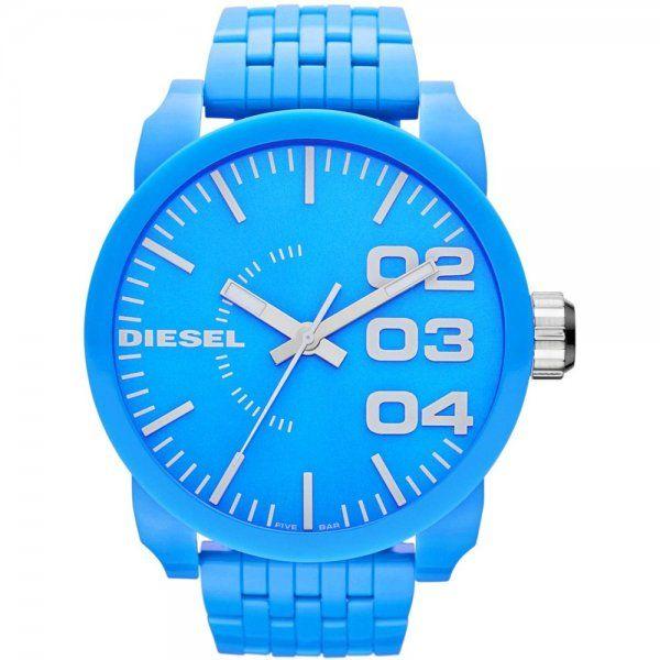 Watch with Blue Cross Logo - Mens Diesel Franchise Watch Blue. DZ1575. Market Cross Jewellers