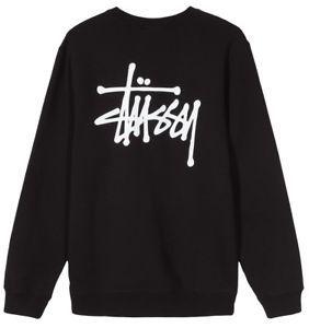 All Stussy Logo - STUSSY LOGO STREETWEAR BASIC STÜSSY LONGS LEEVES CREW BLACK SIZE SXL ...