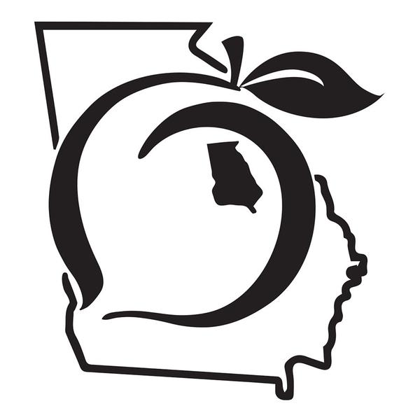 Peach State Pride Logo - State of Georgia Decal