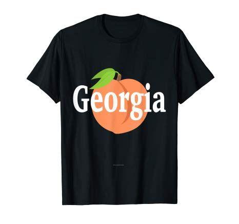 Peach State Pride Logo - Amazon.com: Georgia Peach State Pride Southern Roots T Shirt: Clothing