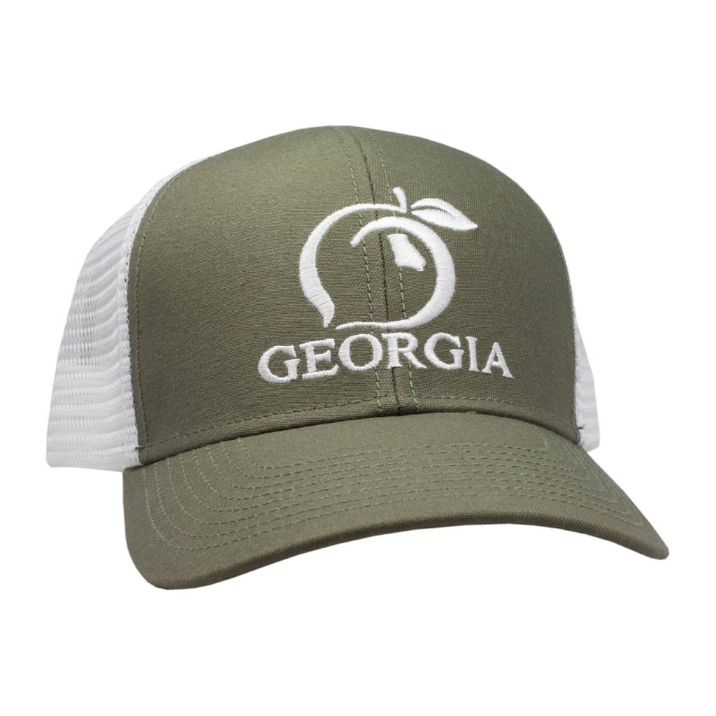 Peach State Pride Logo - Peach State Pride PSP Ga Trucker Hat - King Frog Clothing & The ...