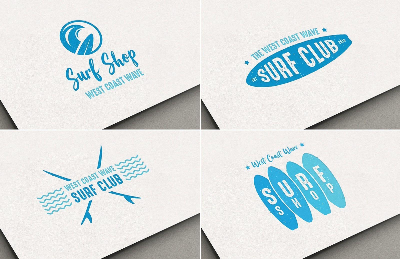 Surf Logo - Surf Logo Templates — Medialoot