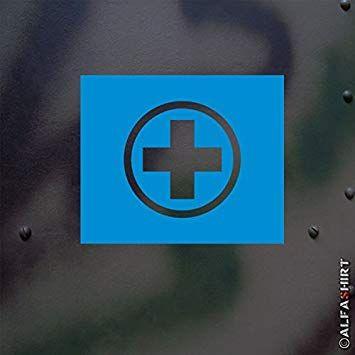 Military Medical Cross Logo - Lackiersc Hablonen Car Decal Sanka Cross Tactical Symbol