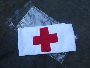 Military Medical Cross Logo - NEW Ex Army Medic Brassard Military Medical Armband Red Cross Armlet ...