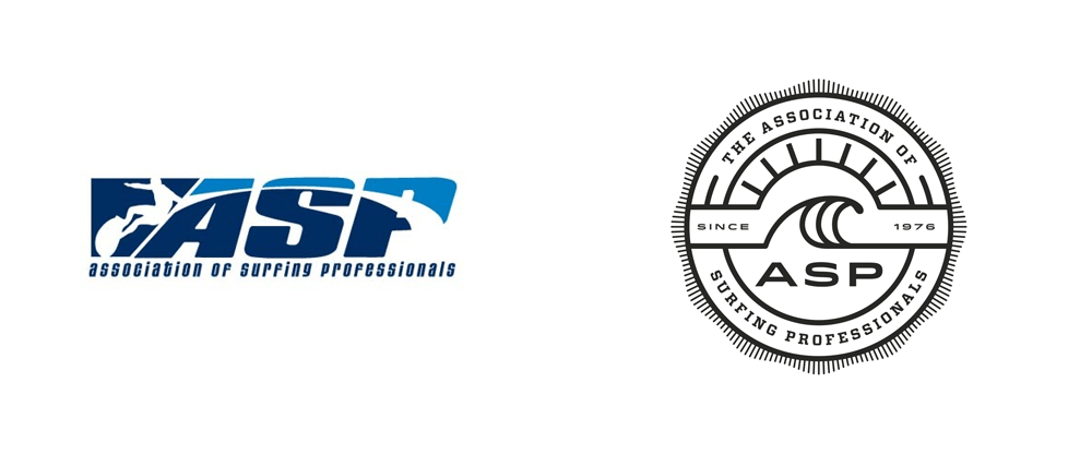 Surf Brand Logo - Brand New: New Logo for Association of Surfing Professionals