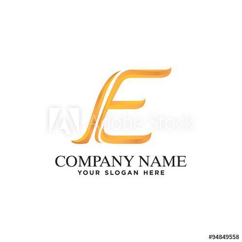 Initial E Logo - Classic initial E logo company elegant simple - Buy this stock ...