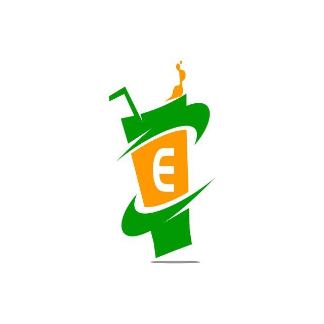 Initial E Logo - Restaurant Drink Initial E, Logo, Template, Vector PNG and Vector ...