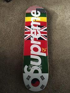 International Supreme Box Logo - Supreme Skateboard Deck Flags Country Flags International Box Logo