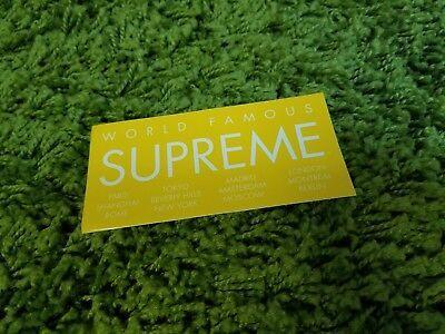 International Supreme Box Logo - SUPREME INTERNATIONAL FLAGS Box Logo Sticker FW13 - $54.99