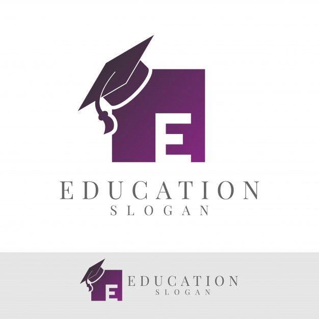 Initial E Logo - Education initial letter e logo design Vector | Premium Download