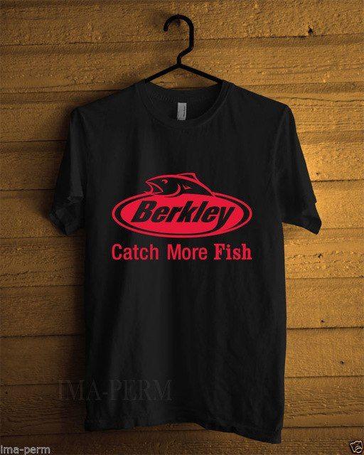 Plus Red and Black Letter T Logo - New BERKLEY Logo Pro Fishinger Men's Black T Shirt Size S 3XL Top