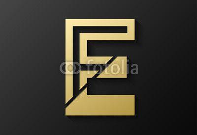 Initial E Logo - initial E logo design. vector illustration | Buy Photos | AP Images ...