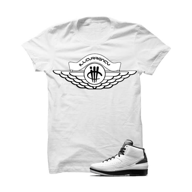 Jordan 2 Logo - Jordan 2 Wing It White T Shirt (Logo)