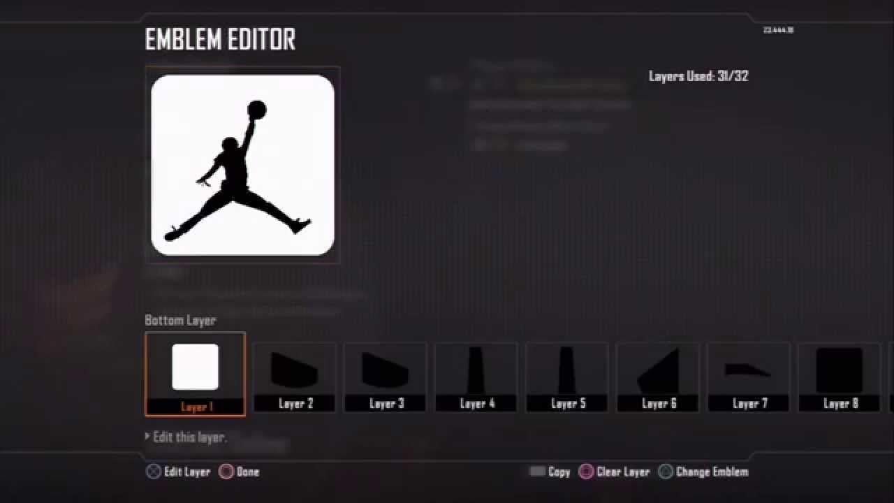 Jordan 2 Logo - Black Ops 2: Air Jordan emblem