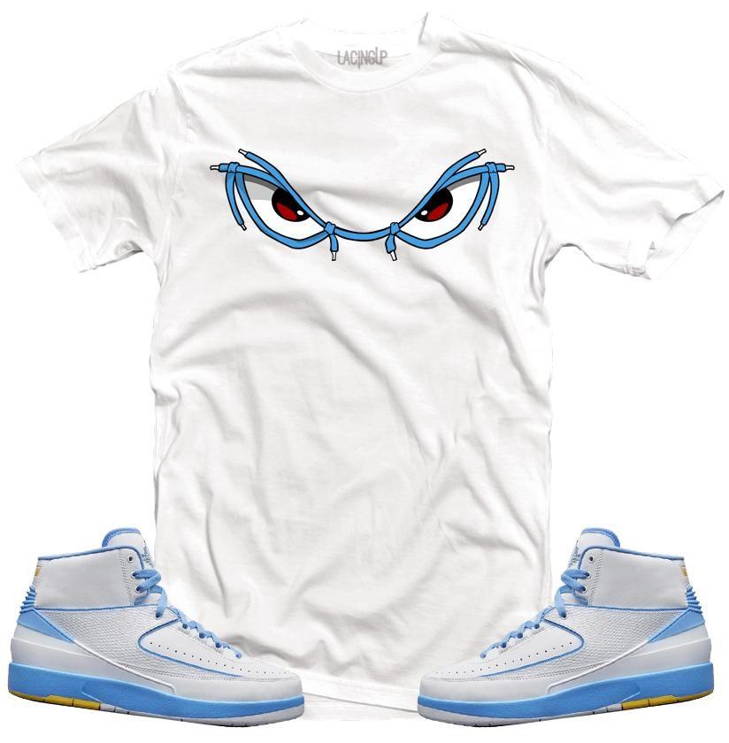 Jordan 2 Logo - LACING UP-JORDAN 2 MELO LACING UP LOGO WHITE TEE – SneakerOutfits