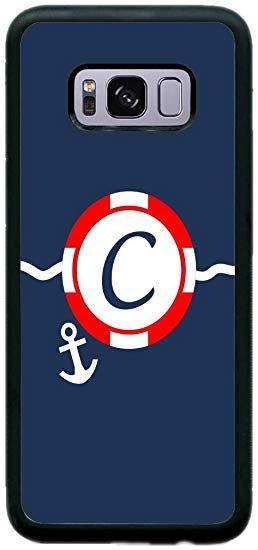 Red White and Blue Letter C Logo - Rikki Knight Letter C SOS Red White on Blue Anchor