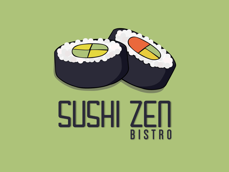 Zen Food Logo - Sushi Zen Bistro by Toya Burford | Dribbble | Dribbble