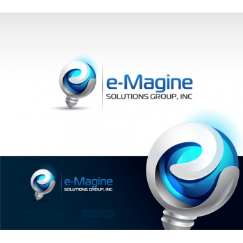 Custom E Logo - Logo Design Contests » Artistic Logo Design for e-Magine Solutions ...