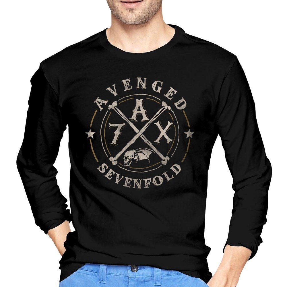 AX7 Logo - Galleon - Avenged Sevenfold New Album A7X Logo T Shirt Mens Long ...