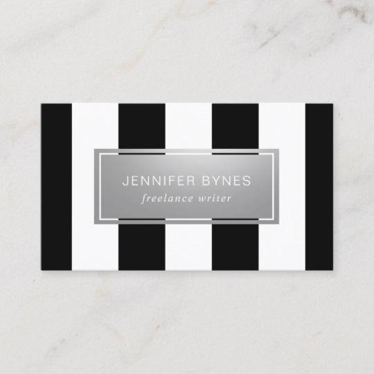 Modern Black and White Logo - Modern Designer Black and White Marble Stone Business Card | Zazzle ...