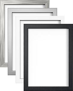 Modern Black and White Logo - MODERN PHOTO PICTURE POSTER FRAME LARGE MULTIPLE SIZES BLACK WHITE ...