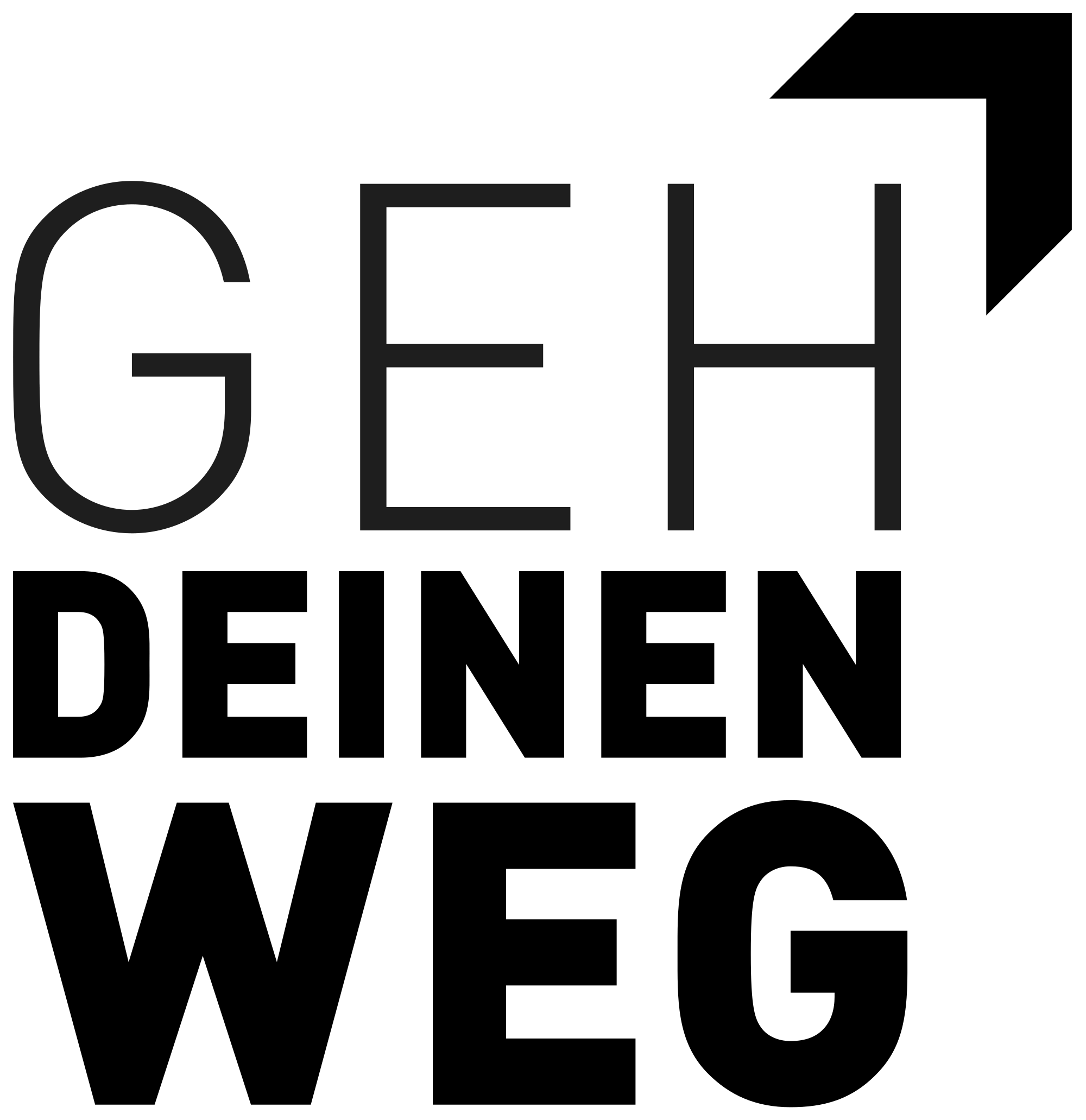 Weg Logo - Datei:Geh' Deinen Weg Logo.svg – Wikipedia