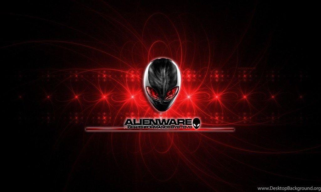 Alienware Logo - Red Wallpaper Alienware Logo Desktop Background