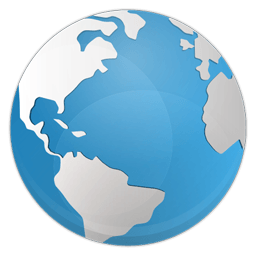 Google Earth Icon Logo - Globe Icon | Blue Bits Iconset | Icojam
