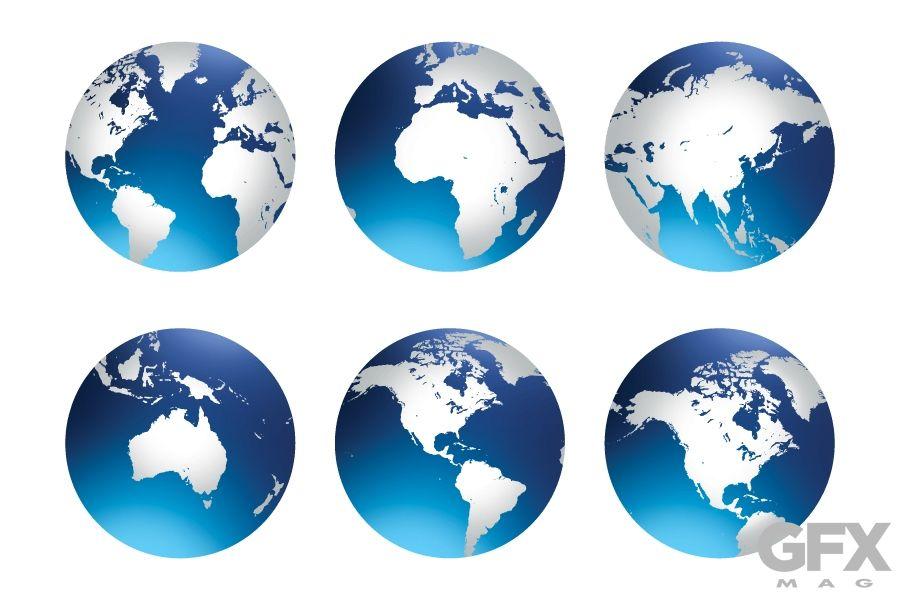 Google Earth Icon Logo - Free Vector World Globe Earth Icon Clip Art Graphic | Free Download ...