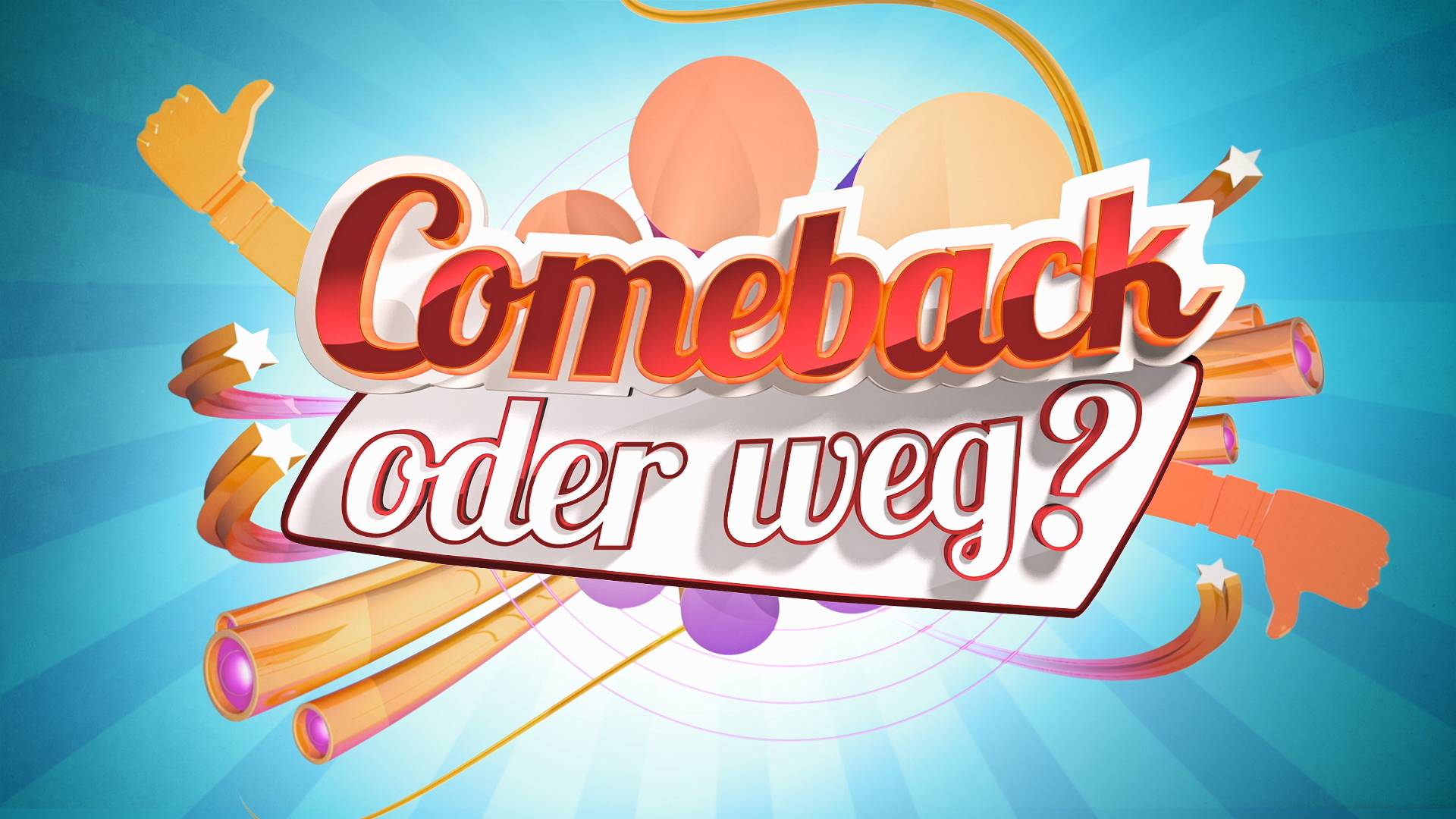 Weg Logo - comeback oder weg?, rtl - dibido.tv gmbh