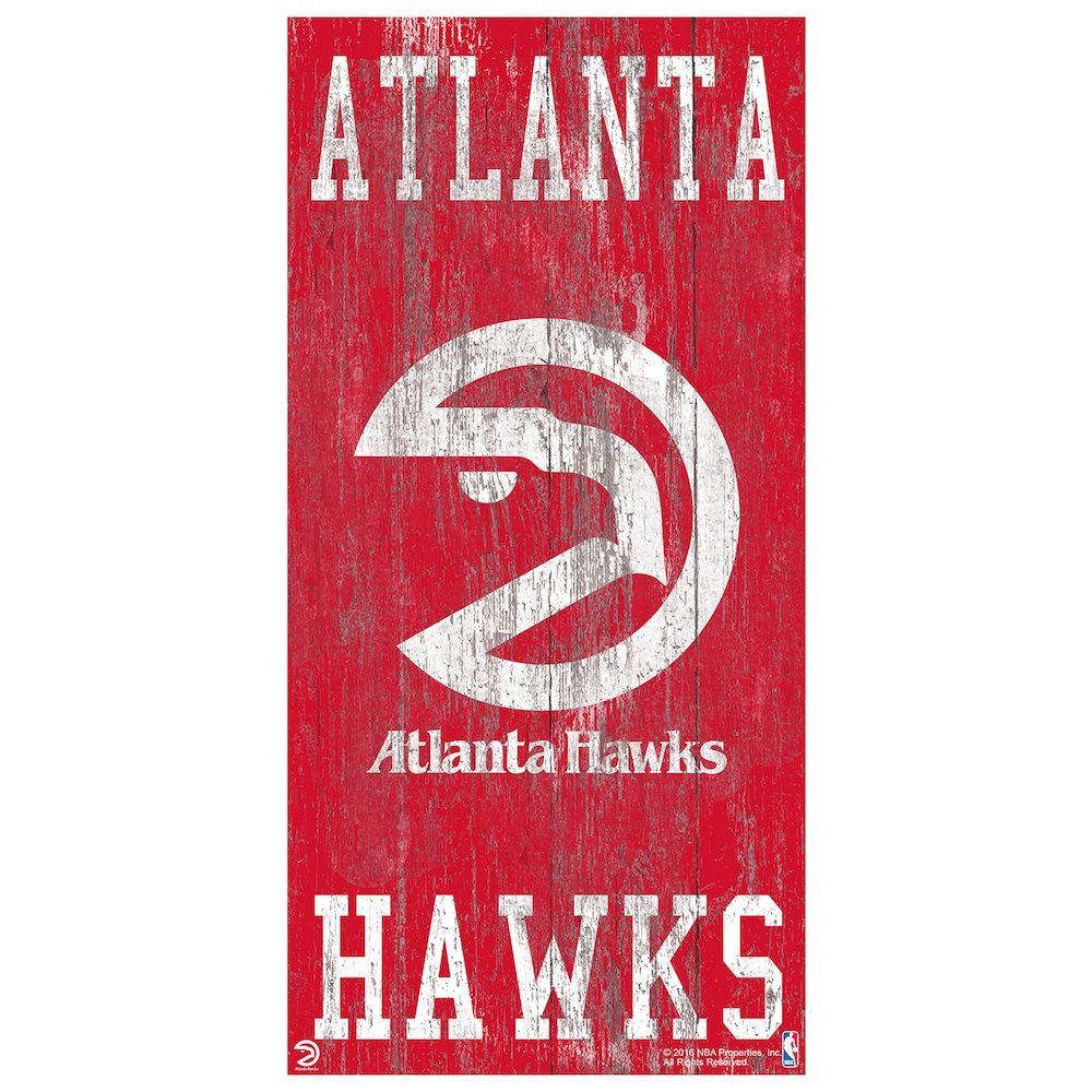 Heritage Hawks Logo - Atlanta Hawks Heritage Logo Wall Sign