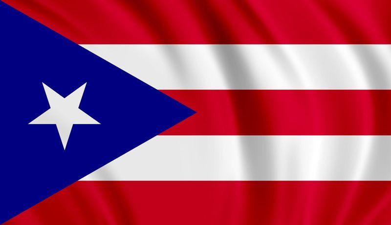 USA Red White Blue Triangle Logo - Puerto Rico Flag - The Puerto Rican Flag - History, Island Flag ...