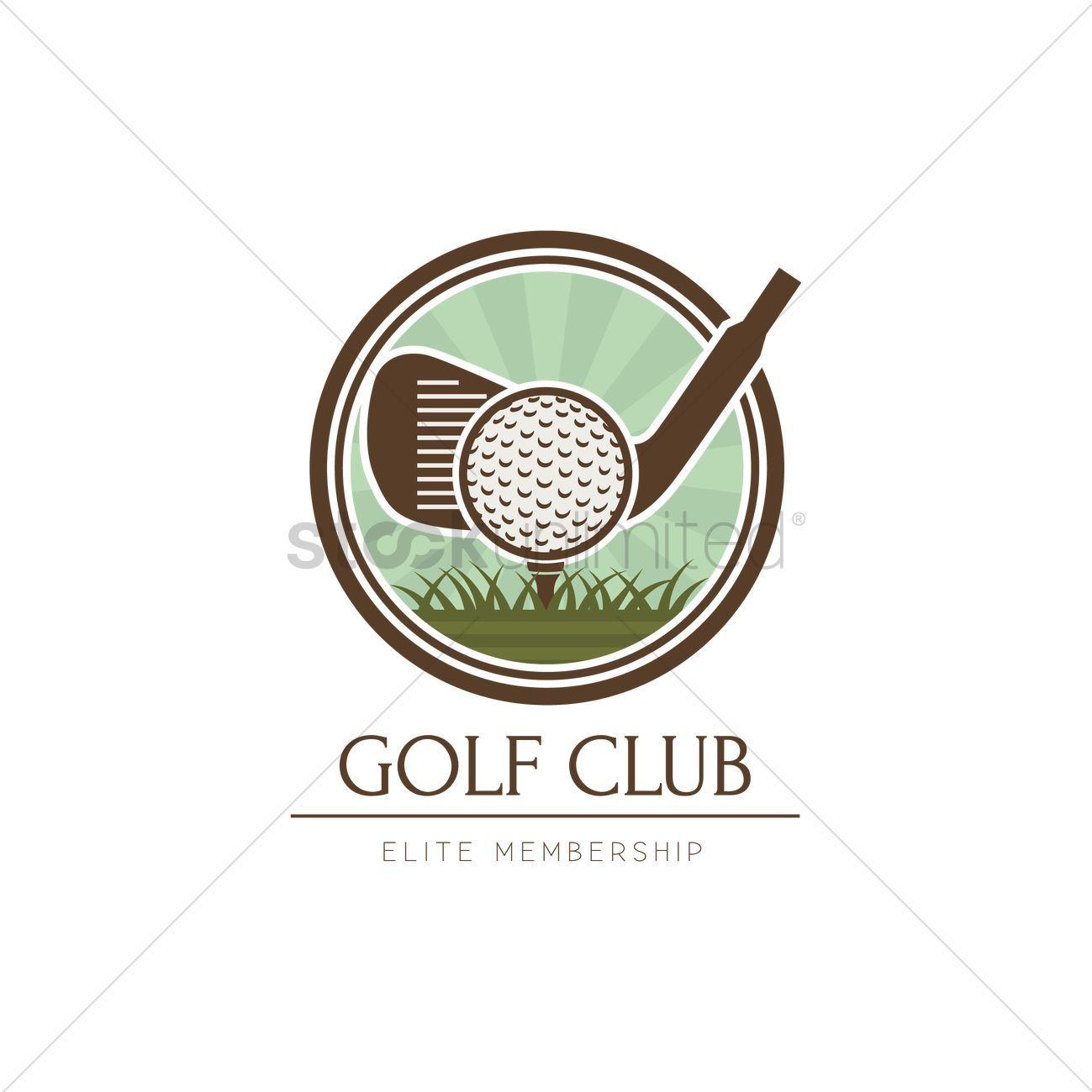 Golf Club Logo - Golf club logo element design Vector Image - 2008756 | StockUnlimited