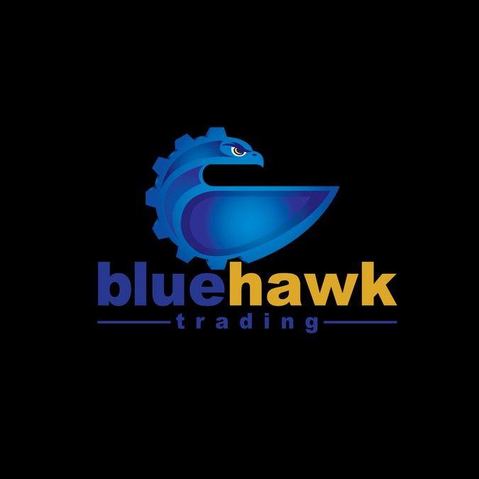 Heritage Hawks Logo - Blue Hawk Trading by heritage springer. Logo Design shows