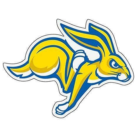 Jackrabbit Logo - Amazon.com : South Dakota State Jacks Extra Large Magnet 'Full Jack