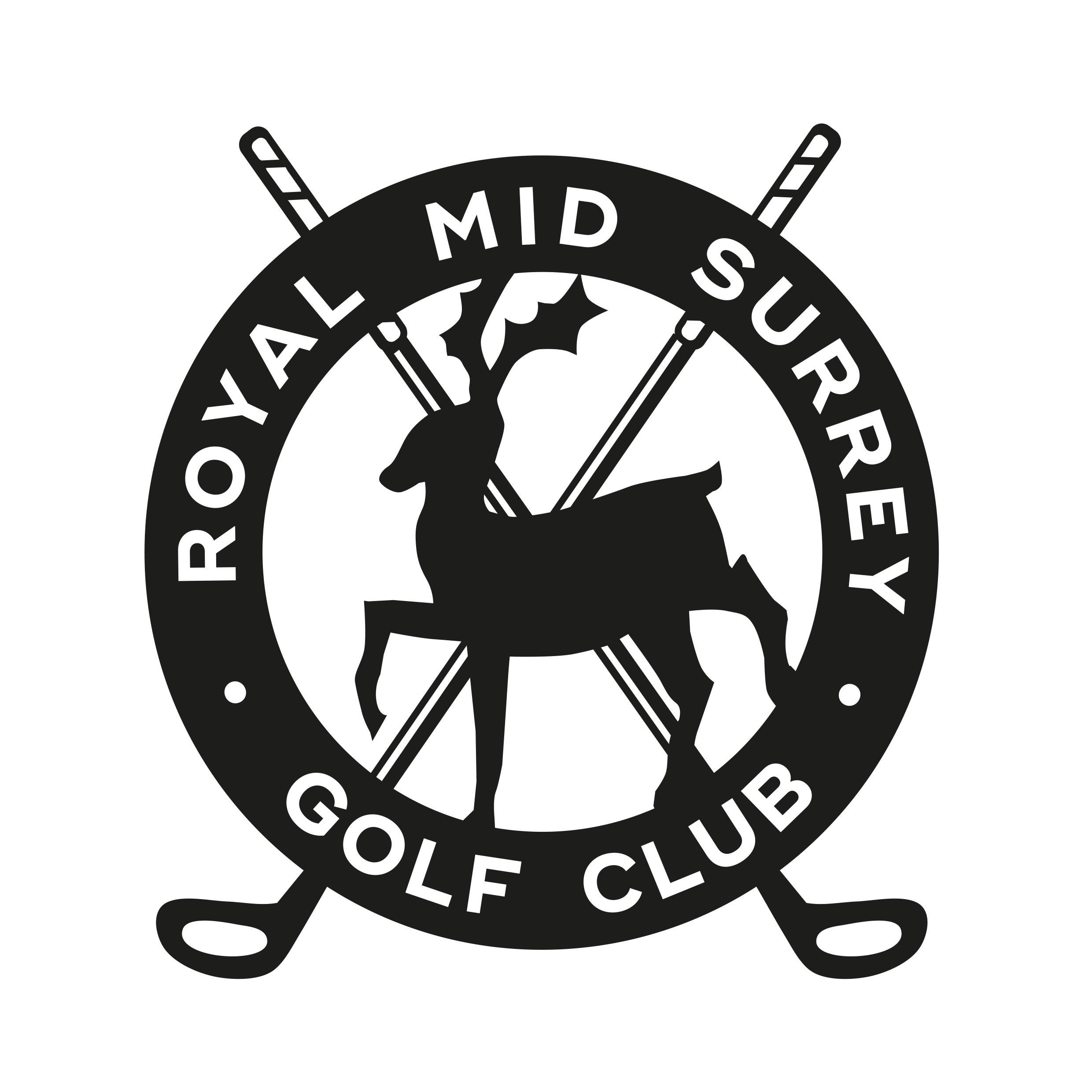 Golf Club Logo - Royal Mid Surrey Golf Club - Golf Club